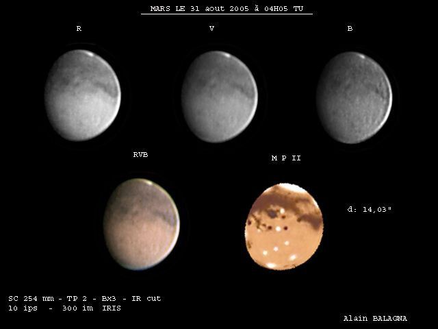 Mars 31 aout 2005