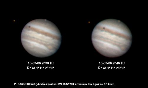 Jupiter du 15-03-06
