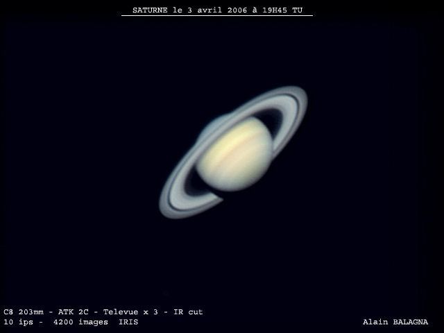 saturne 3 avril 06