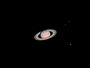 Saturne, Dione, Tethis et Rhea-lunette achro
