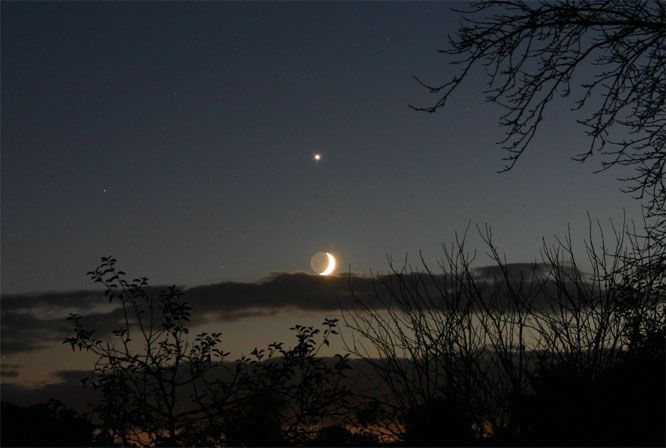 Conjonction Lune-Vénus