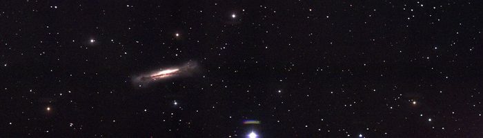 NGC 3628 technique du driftscan