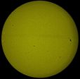 Disque solaire, le 28 novembre 2003