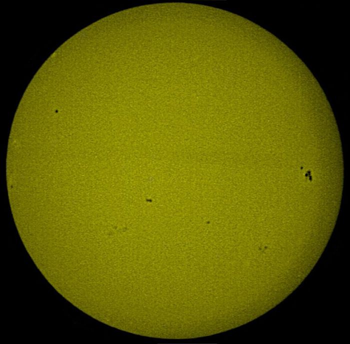 Disque solaire, le 28 novembre 2003