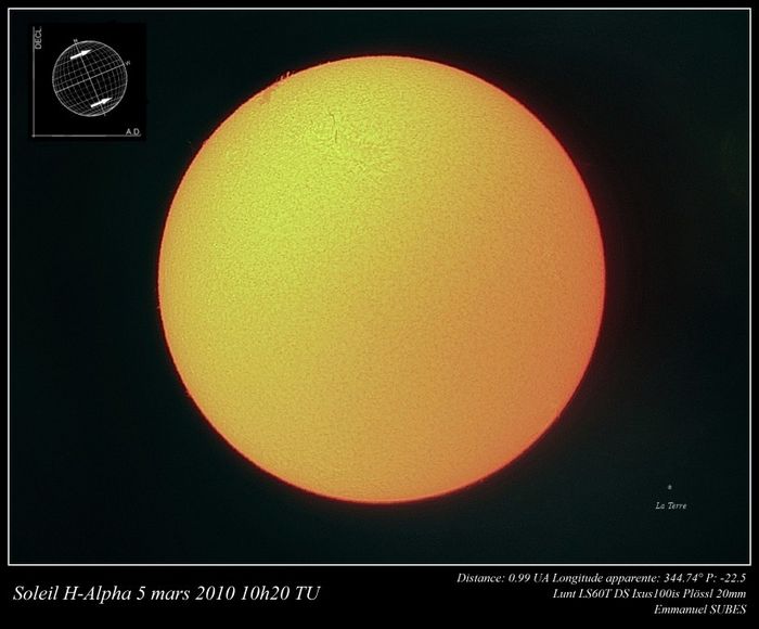 Soleil 5 mars 2010