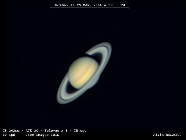 Saturne 29 mars 06
