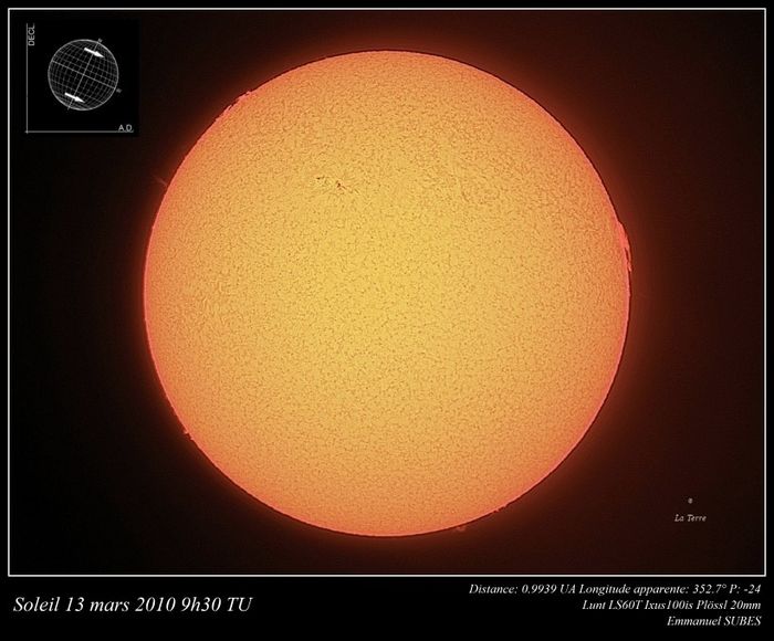 Soleil 13 mars 2010