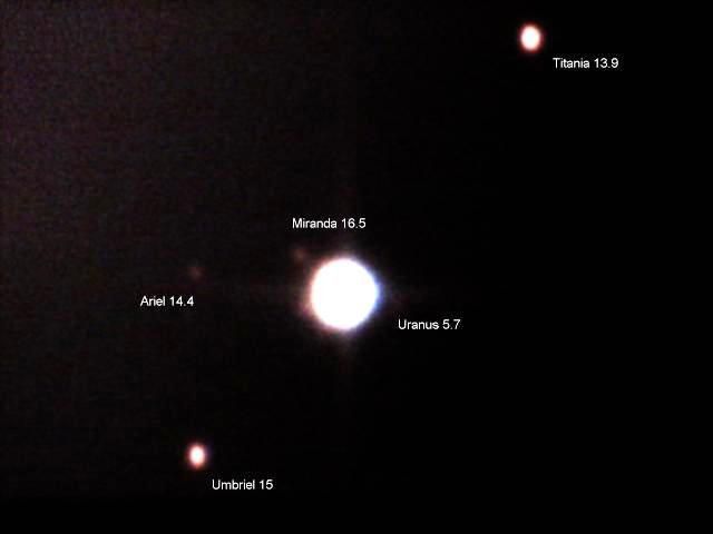 Uranus and satellites