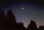 Rapprochement Lune, Jupiter, Mercure