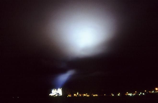 nuages illuminés