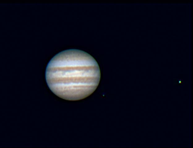 Jupiter, Calisto et Ganymède