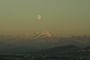 lever lune sur mont-blanc et geneve
