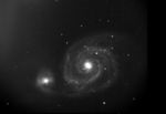 M 51, couche luminance.