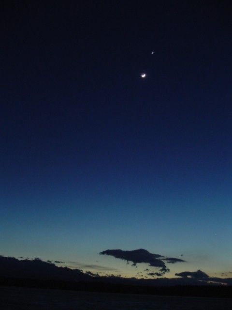 conjonction lune-venus-mercure