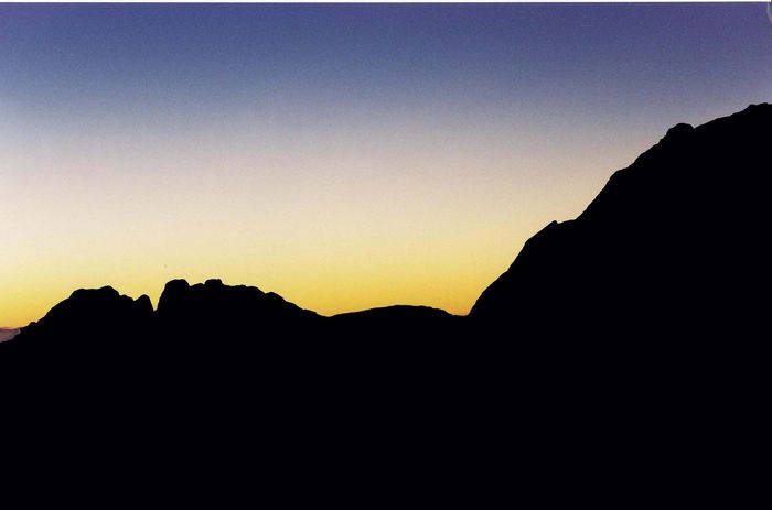 lever de soleil sur l'île de la réunion