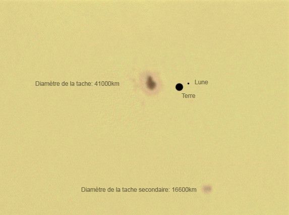Première photo du soleil