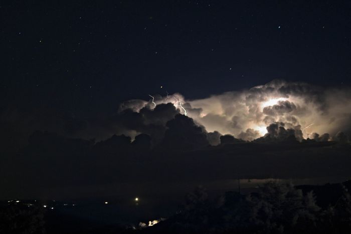 Orage sur la méditerranée