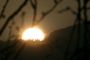Le soleil plonge sur le Vercors