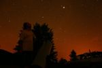 Philippe et son fidele dobson regardent Jupiter