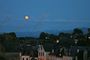 Eclipse de Lune sur les pyrénées: temps zéro