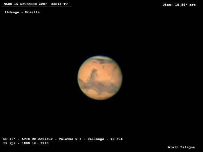 MARS 16 dec 2007