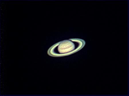 Saturne à la lunette achro
