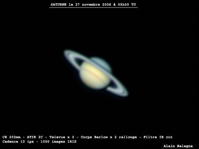Saturne 27 novembre 2006