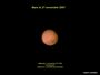 Mars aux environs de 94 Mkm de la Terre