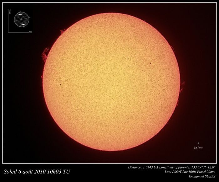Soleil 6 août 2010