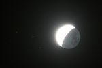 Lune et pleiades du 7 aout 2007