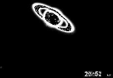 Occultation HIP42705 par Saturne animation