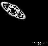 Occultation HIP42705 par Saturne animation