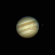 Occultation d'Io par Jupiter