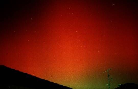 Quand le ciel se met à saigner ...