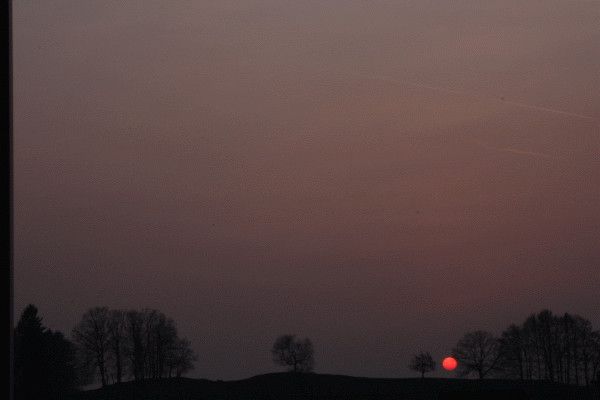 coucher du soleil