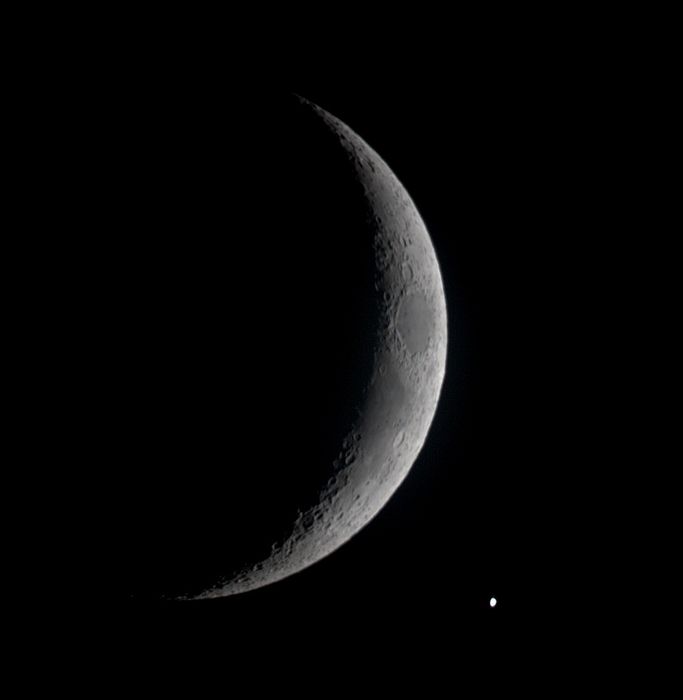 Conjonction Lune-Vénus du 01-12-08