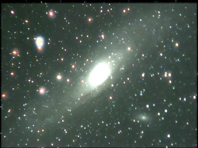 M31 au Zoom 100mm + webcam