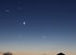 Mercure Vénus Lune et Pléiades 16 avril 2010 légendé