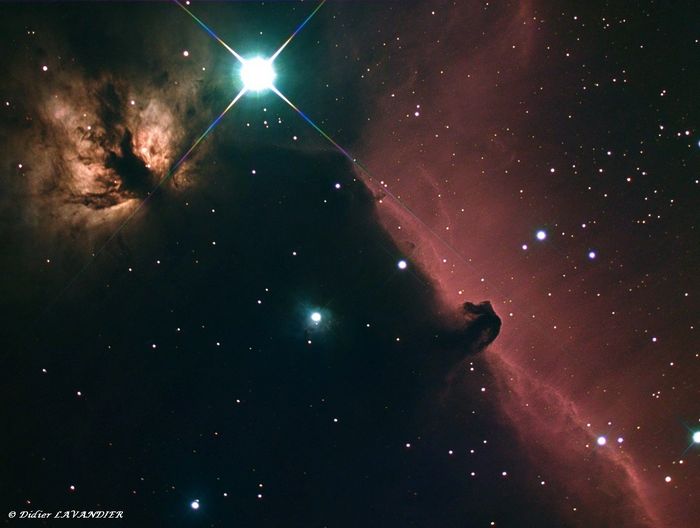 NGC2024 - IC434 (corrigée sur la balance des couleurs)