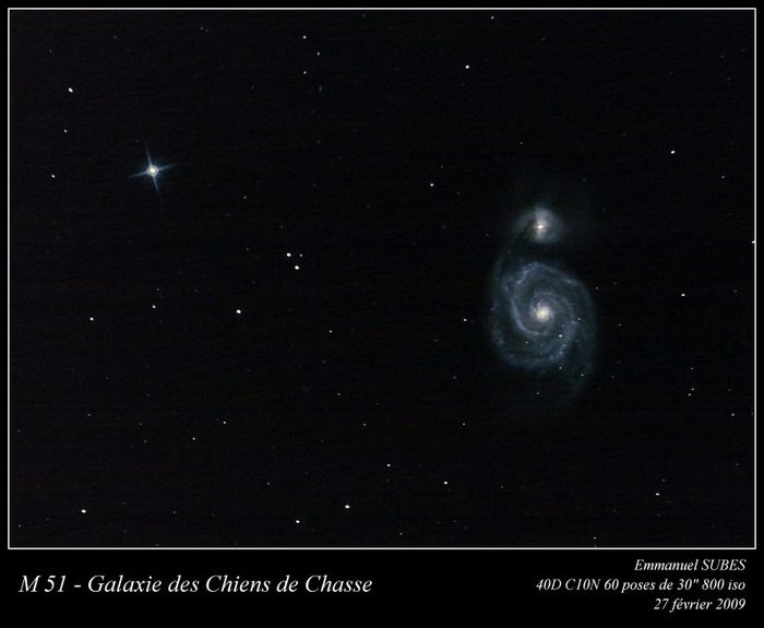 M51 - Galaxie des Chiens de Chasse