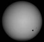 Vénus devant le soleil avec l'ISS