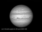 Jupiter le 29 avril 2005