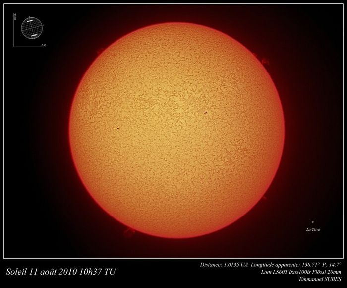 Soleil 11 août 2010