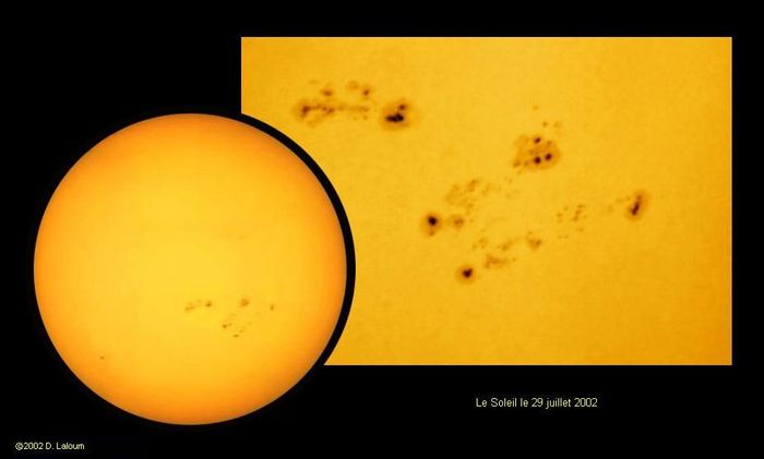 Soleil du 29 juillet 2002