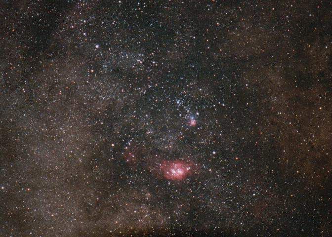 nebuleuse lagunes et trifide