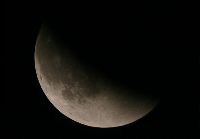 Fin de l'éclipse - 21 février 2008