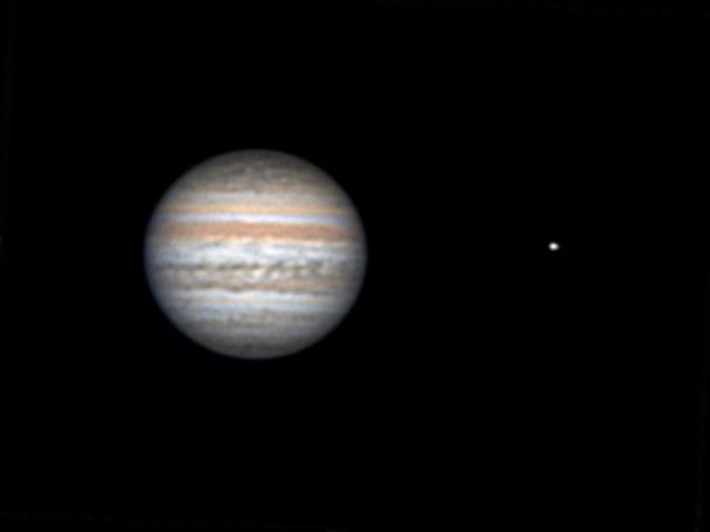 Jupiter le 10 Juillet (colorisé)
