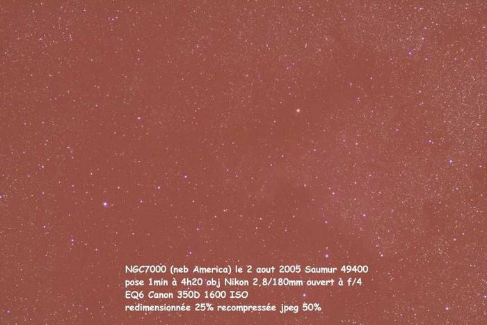 NGC7000 originale