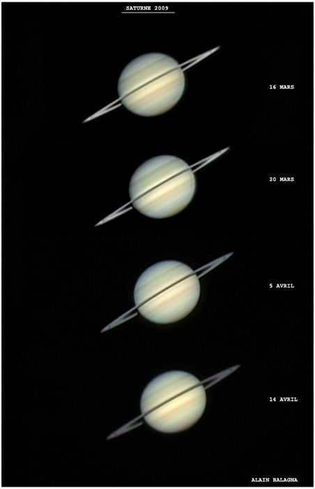 Evol Saturne 1 mois    C8 203mm