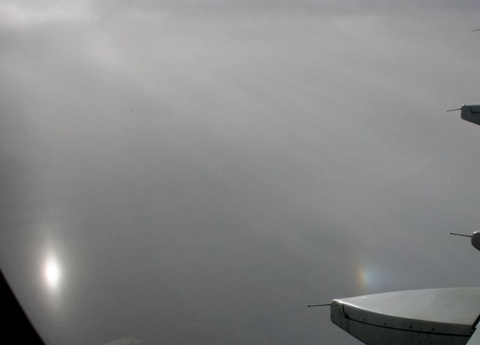 Halos sous l'horizon
